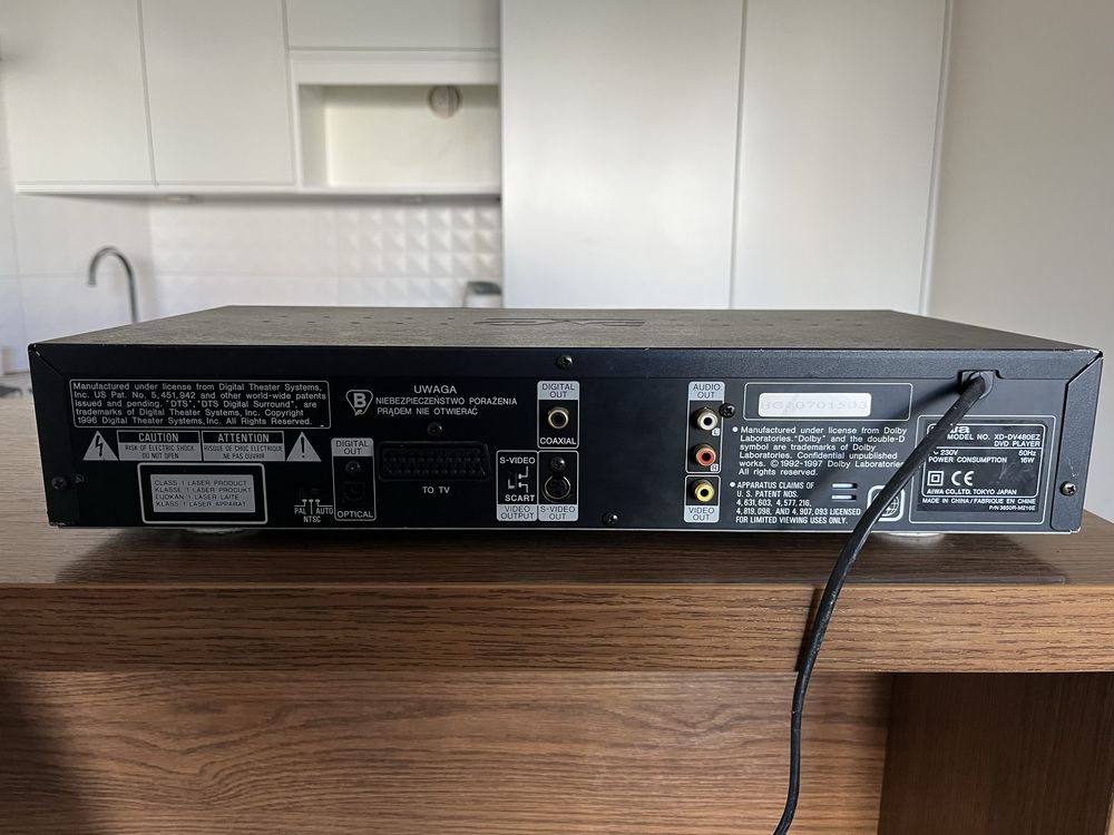 Odtwarzacz DVD AIWA Model NO. XD-DV480EZ