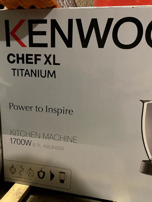 Планетарний міксер Kenwood Chef XL Titanium KVL 8320 S, новий