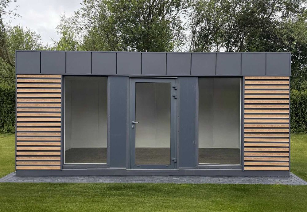 Gotowy pawilon kontener 600x300 6x3 usługowy biurowy handlowy ogrodowy