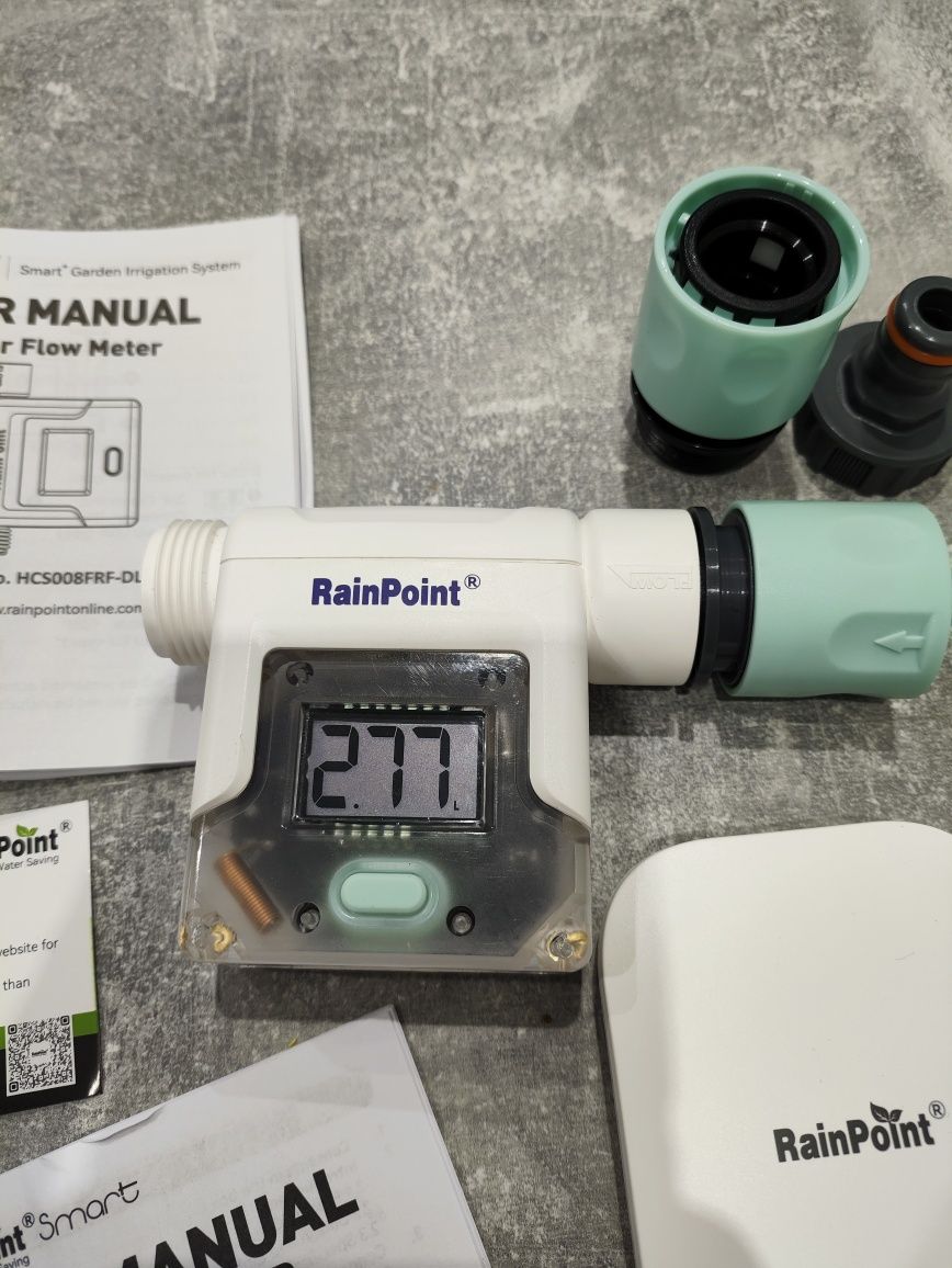 NOWY Przepływomierz wody RainPoint Smart + Mini Box HUB