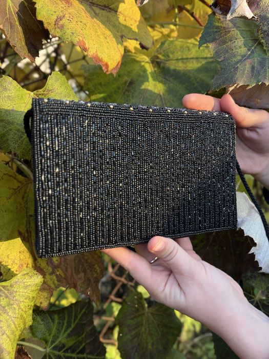 Вінтажний клатч вишитий бісером