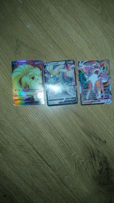 Karty pokemon 3 sztuki
