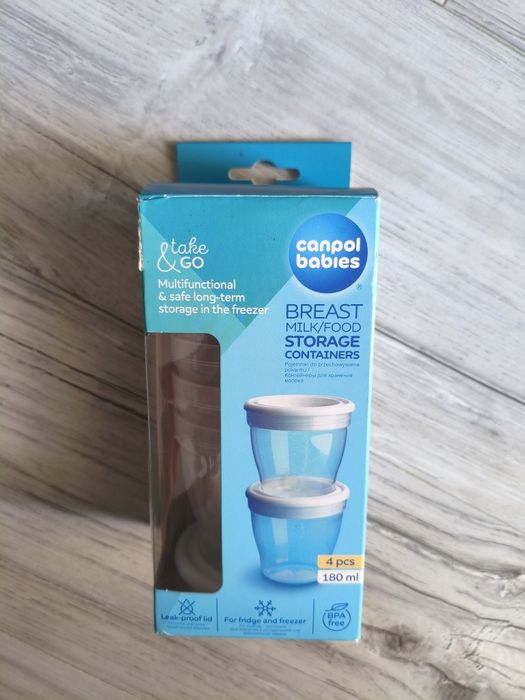 Pojemniki do przechowywania pokarmu Canpol Babies OKAZJA!