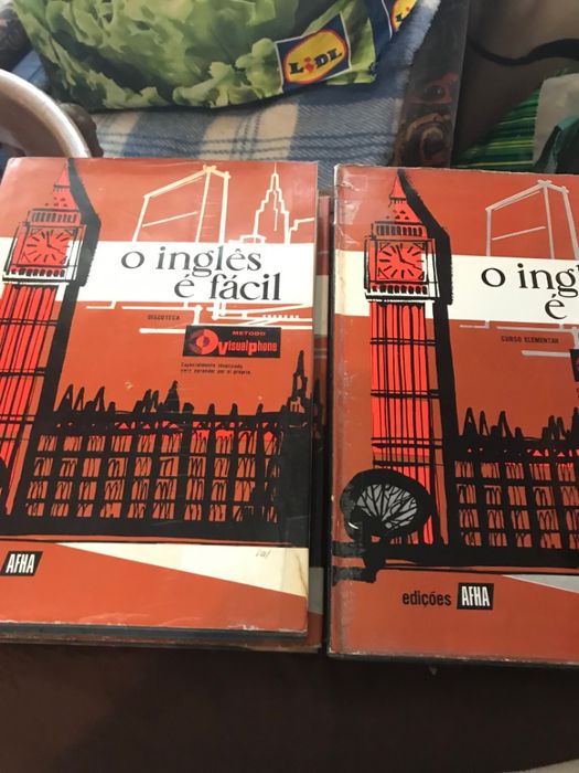 Curso inglês livro e discos - Inglês fácil