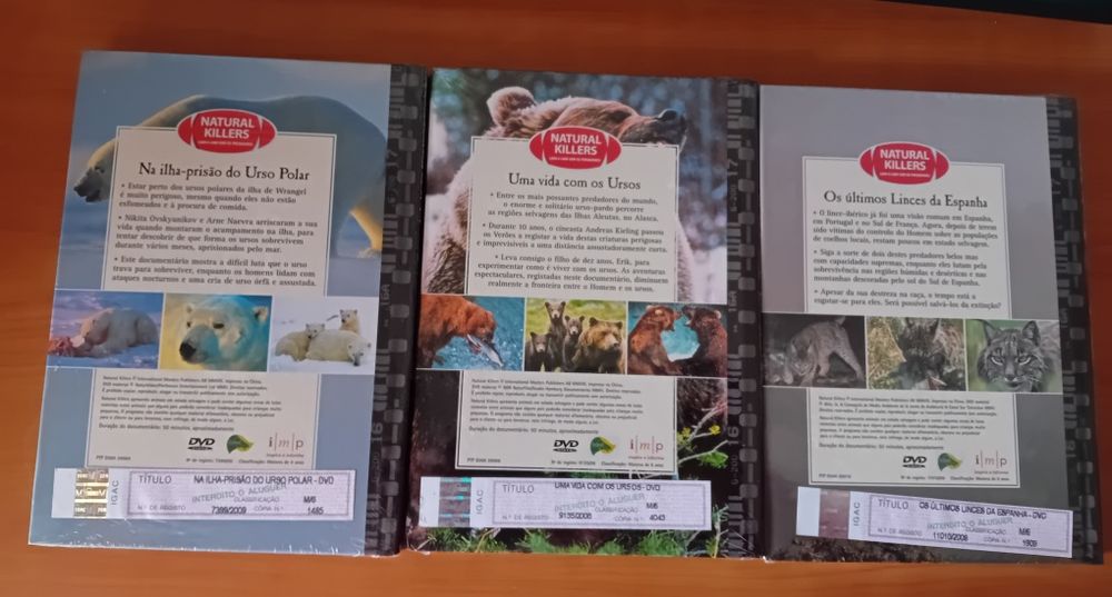 Colecção Animais Nova Natural Killers 6,7,8,9