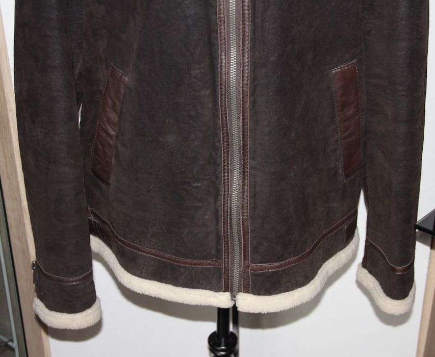 OCHNIK kożuch kożuszek męski kurtka skóra skórzaną xl