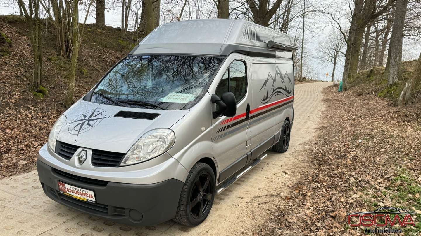 Renault Trafic Kamper 2.0dci klima kuchenka zlew łóżko WC tv przetwornica 230 long