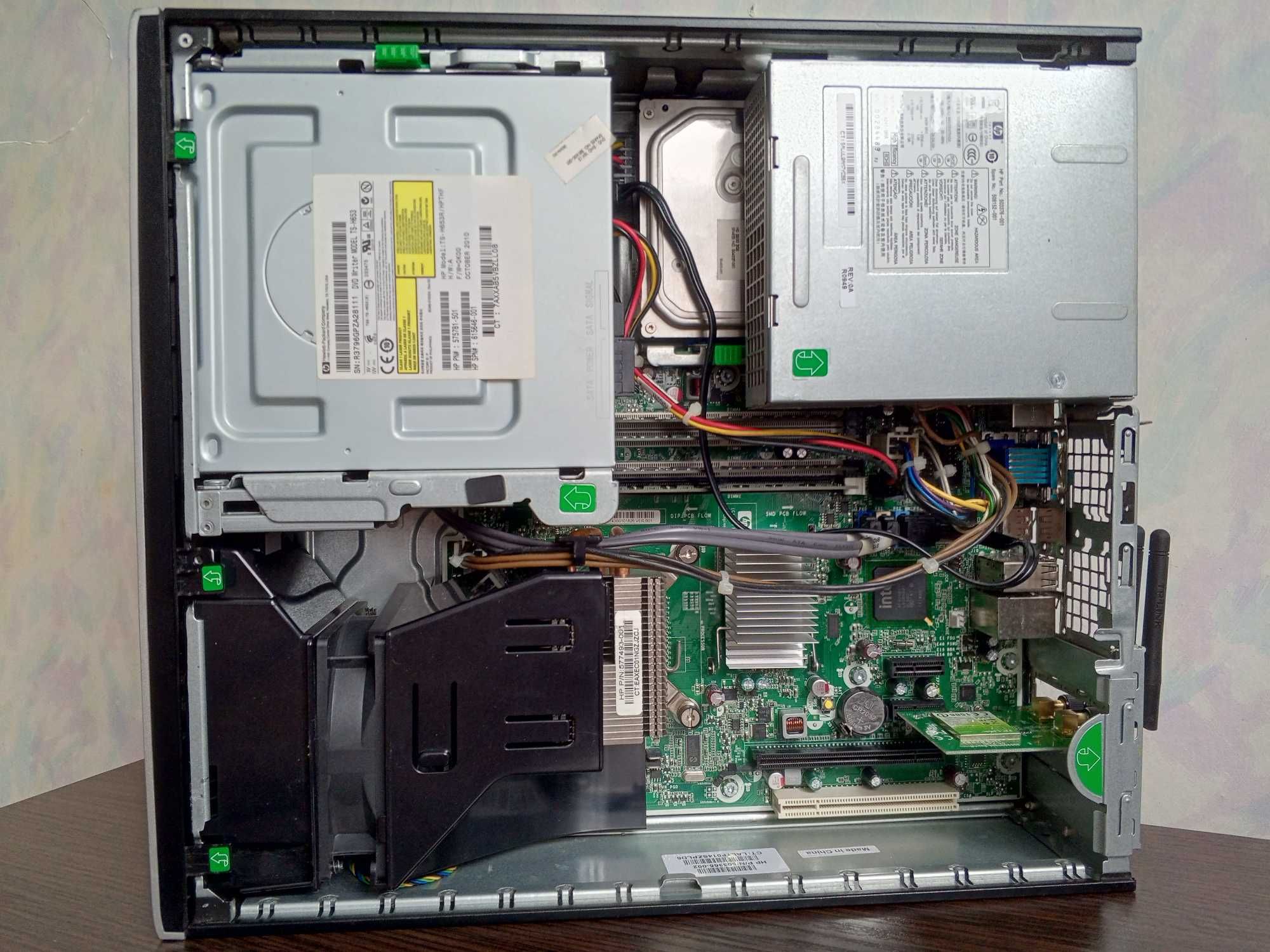 Мини ПК HP 64SSD+250HDD,8gbddr3,Wi-Fi,Bluetooth,E8600,Intel Graphics