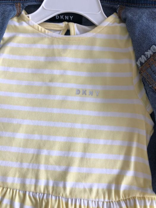 DKNY komplet sukienka + katanka na 4 altka