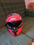 Capacete Moto Integral Gari Vermelho Tam L