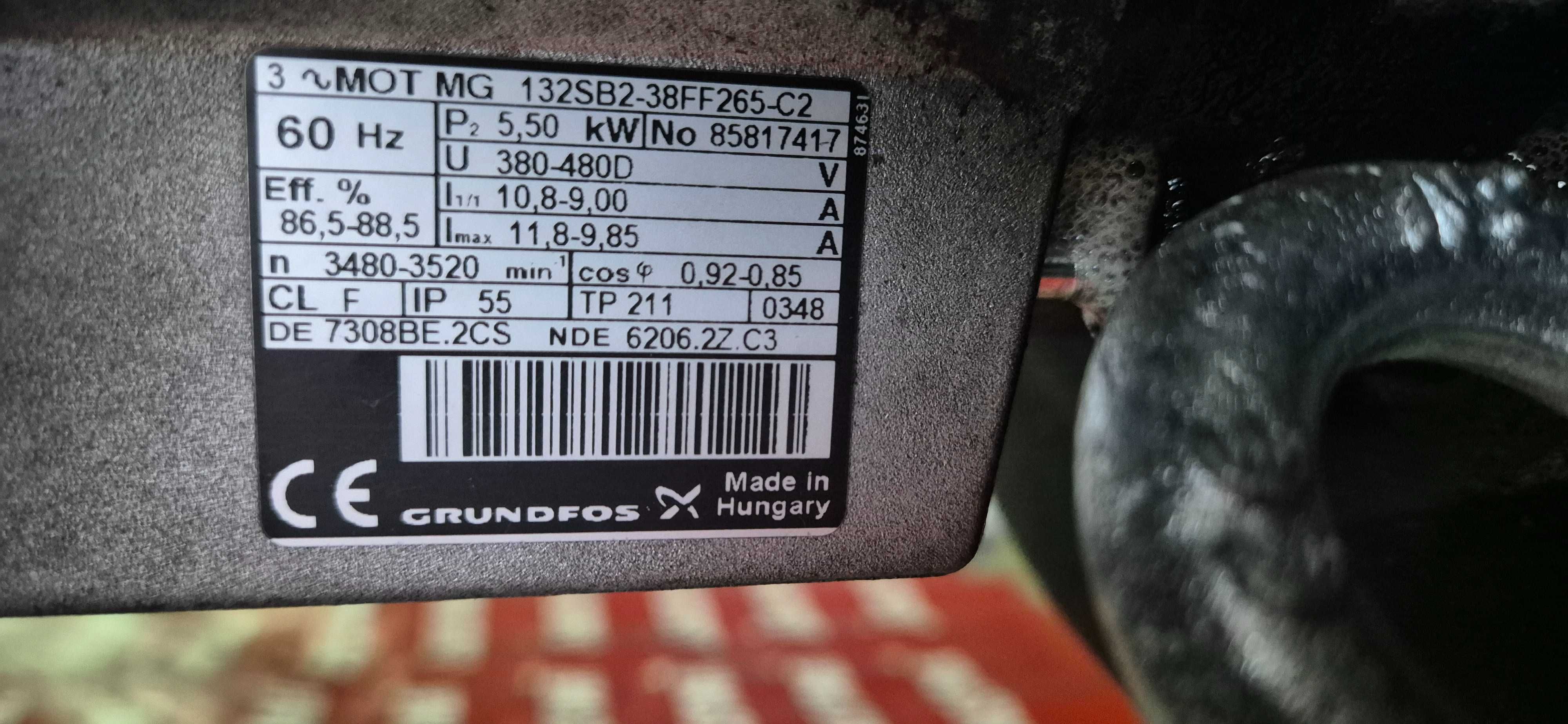 Pompa wody wielostopniowa pionowa Grundfos CR 32-3-2 A-F-A-E!Gratis!