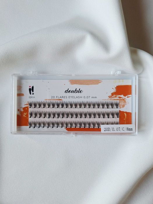 Kepki rzęs Ibra Double 8mm / Prezent / Święta