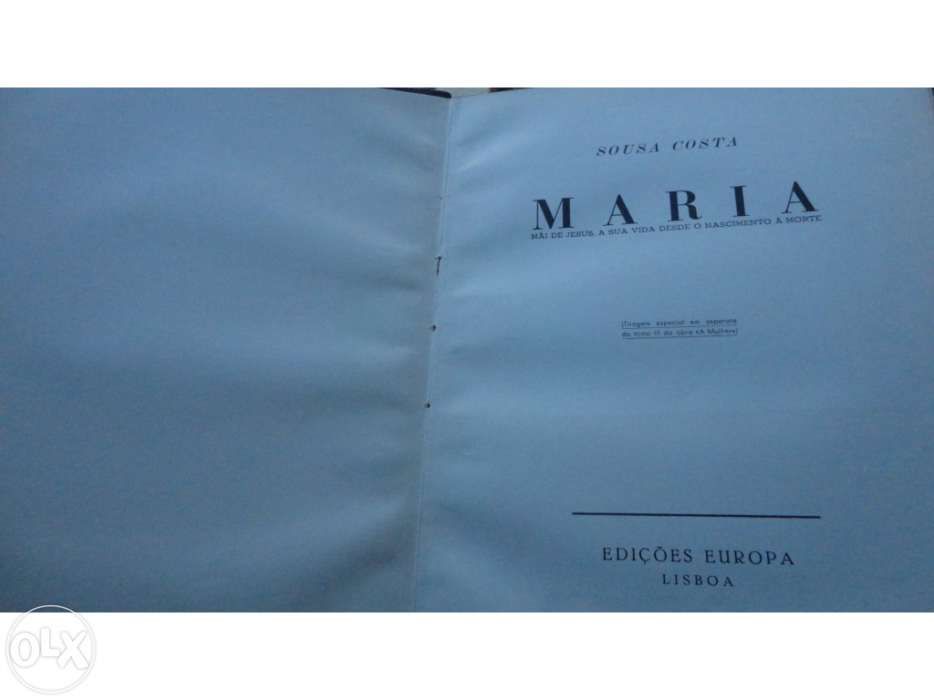 Maria Mãe de Deus,livro religioso 1938 com raras brochuras