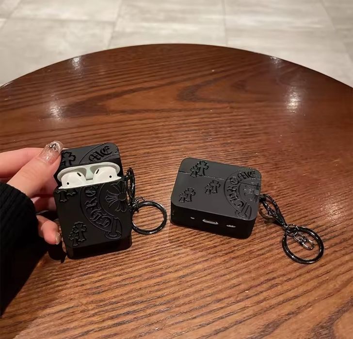 Чохол для навушників AirPods 1, 2 в стилі Хром Хартс