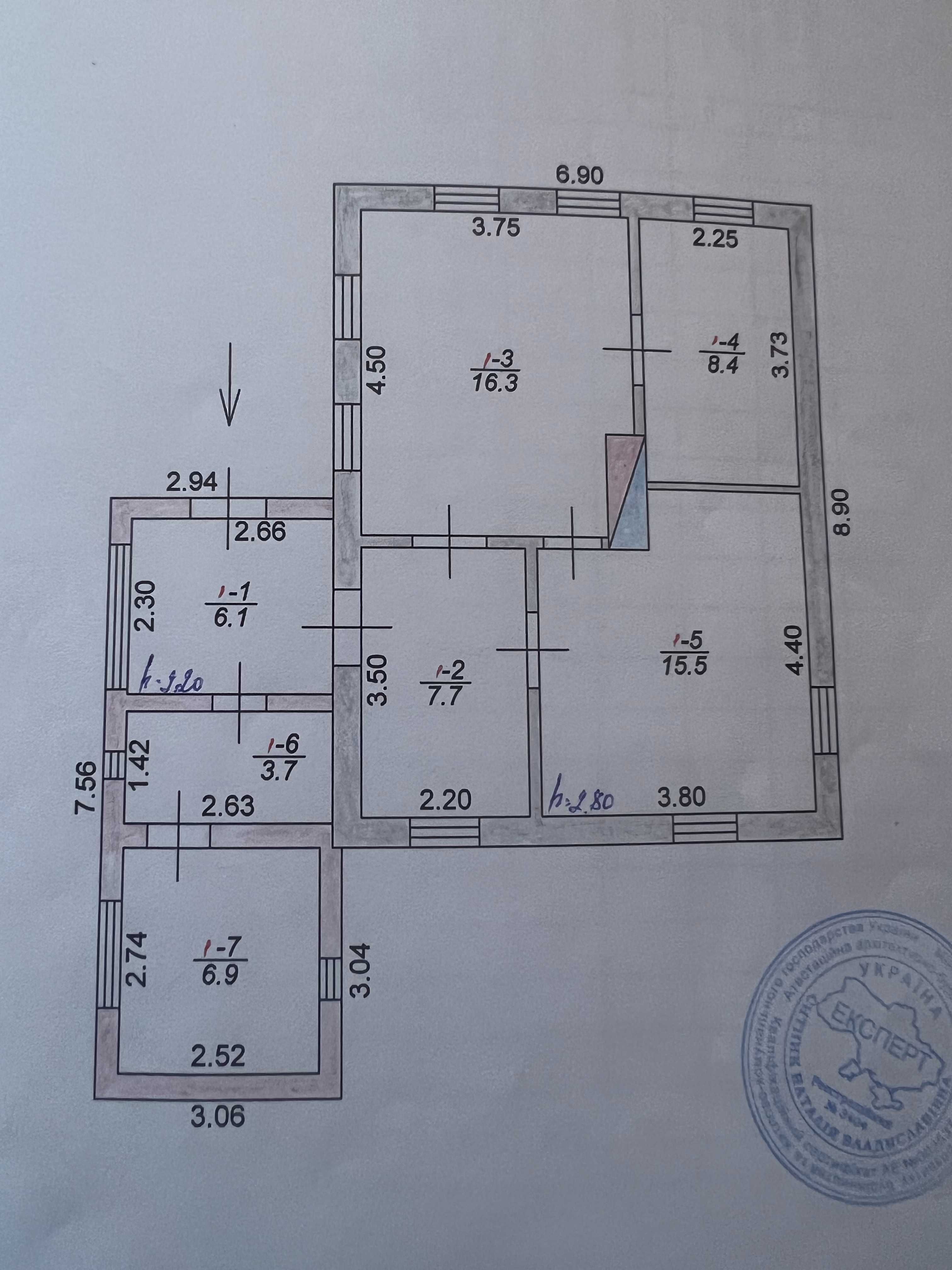 Продаж 4 кім. Будинку в Яготині поряд школа, садок, базар до з/в 10 хв