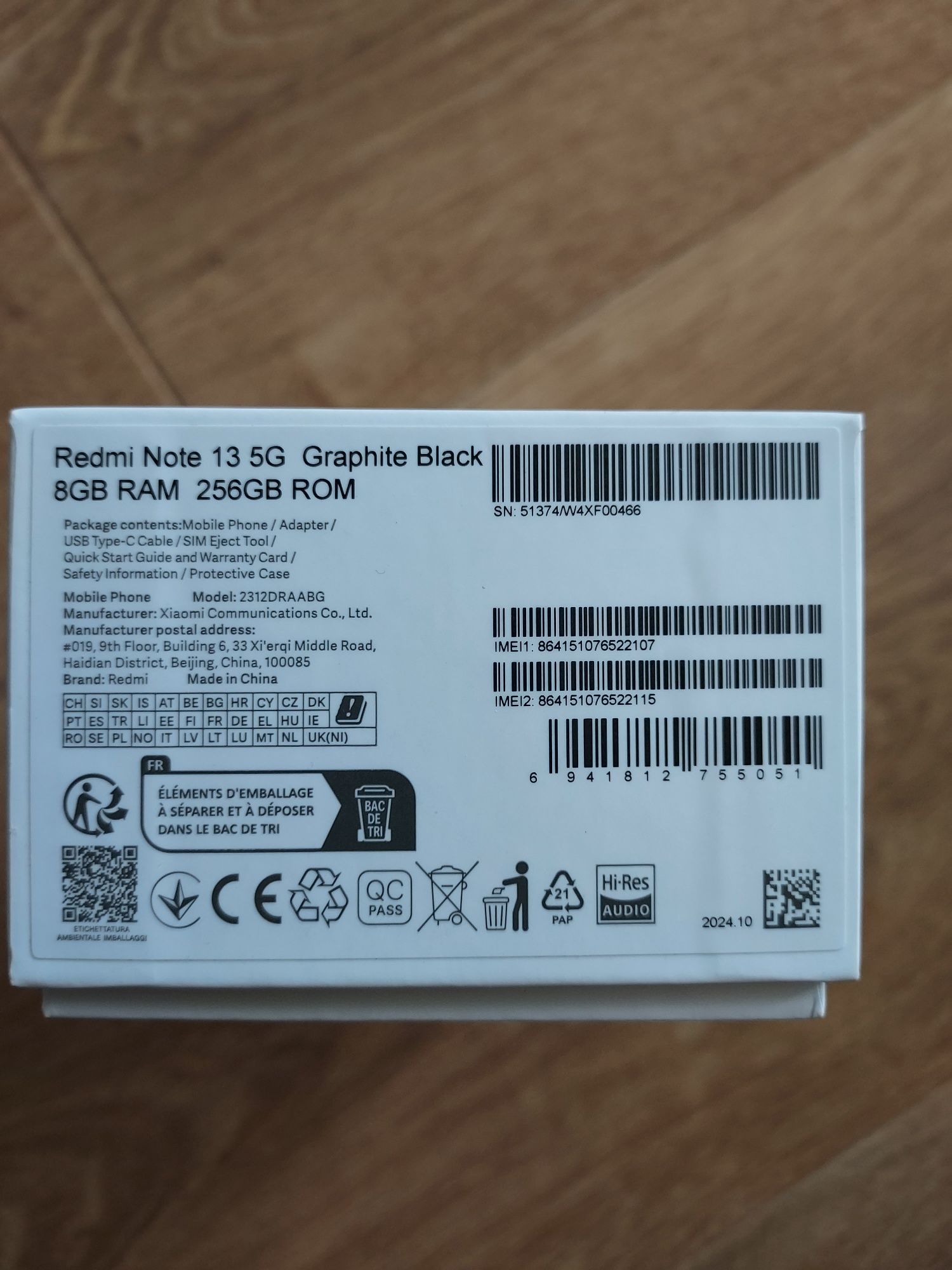 Xiaomi redmi note 13  5G