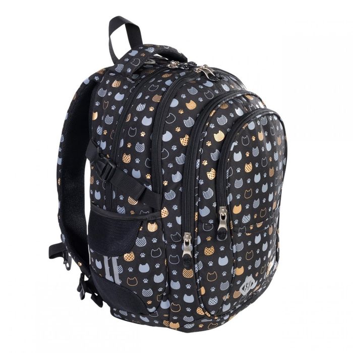Plecak i piórnik  ST.RIGHT złote kotki GOLDEN CATS szkolny BP58