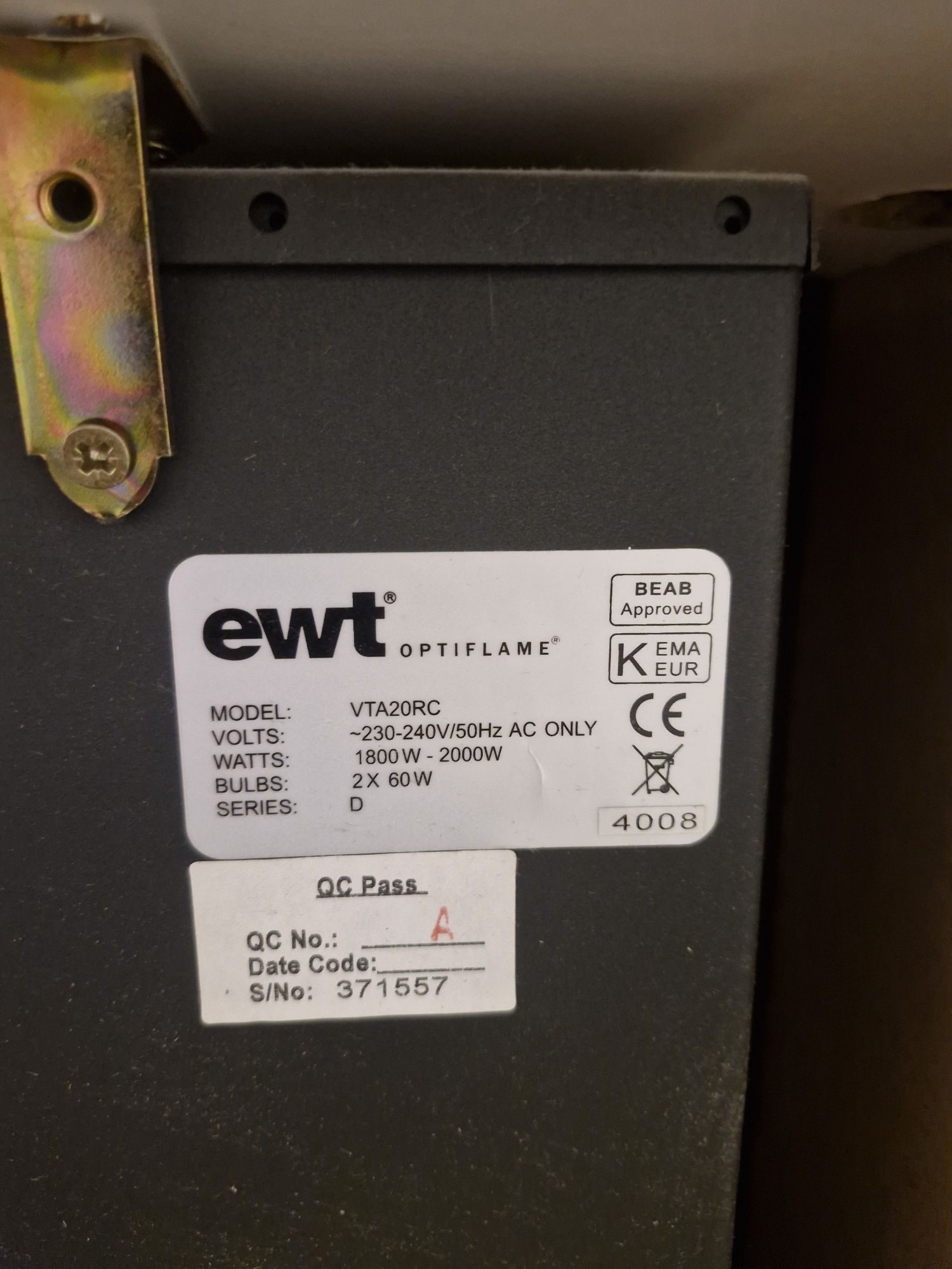 Kominek elektryczny