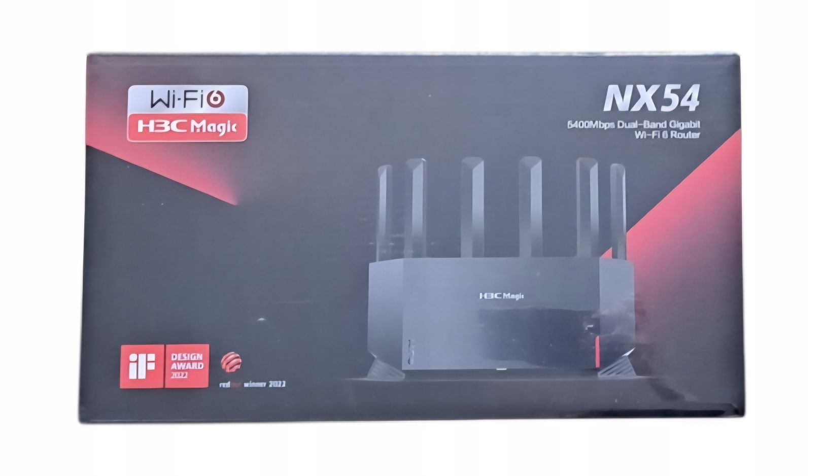 Router H3C Magic NX54 4804Mbps 5GHz 574Mbps 2.4GHz LAN zasięg 100-150m