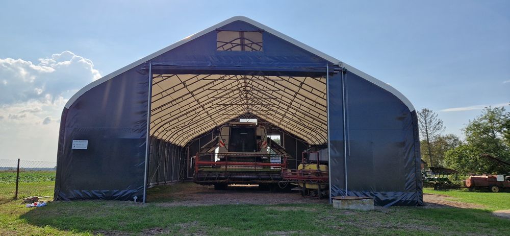 Hala łukowa 12x20x6,3 bele namiotowa wiata magazyn hangar