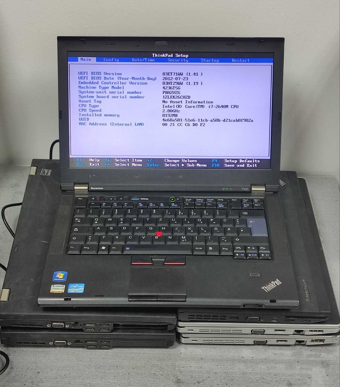 Розбірка/запчастини Lenovo ThinkPad T400/T410/T420/T430/X230/L420/E325