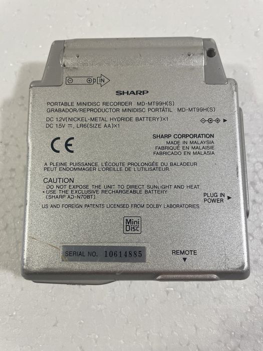 Sony and Sharp MiniDisc Players/Recorders64551980175491123