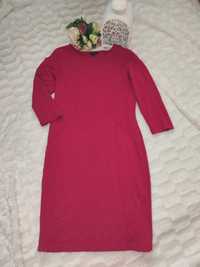 Fuksja sukienka z wiskozy Greenpoint rozmiar 40 42