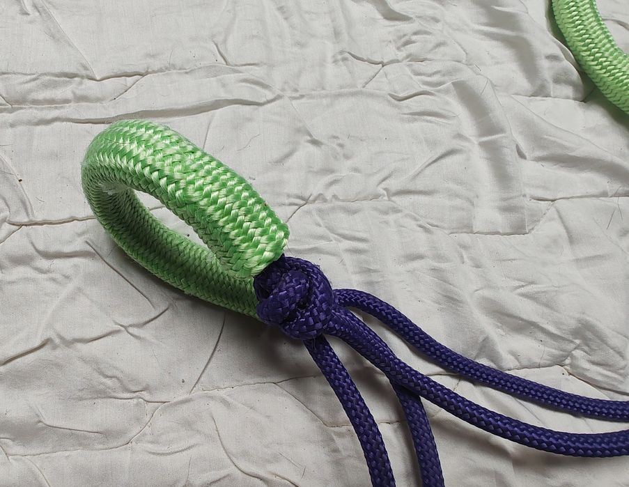 Halter sznurkowy r. full wraz z liną do pracy z ziemi (1)