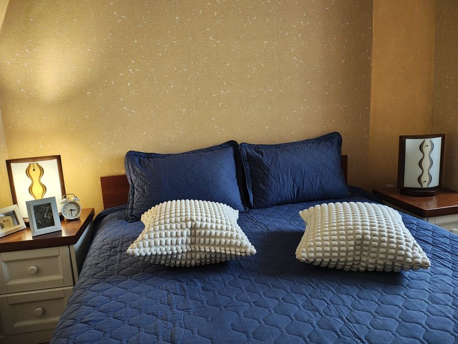 Покривало 220на 240 см синього кольору