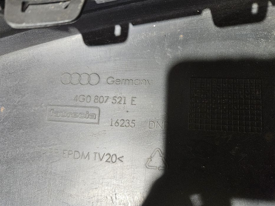 Спойлер заднего бампера Audi A6 C7 S-Line