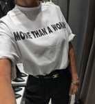 Shirt More Than A Woman bialy belluci varlesca