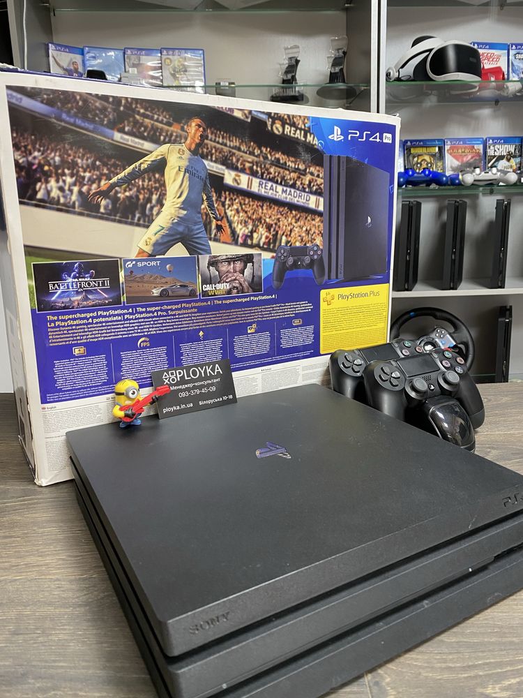PlayStation 4 Pro 1Тб Магазин!+120ігор на аккаунті