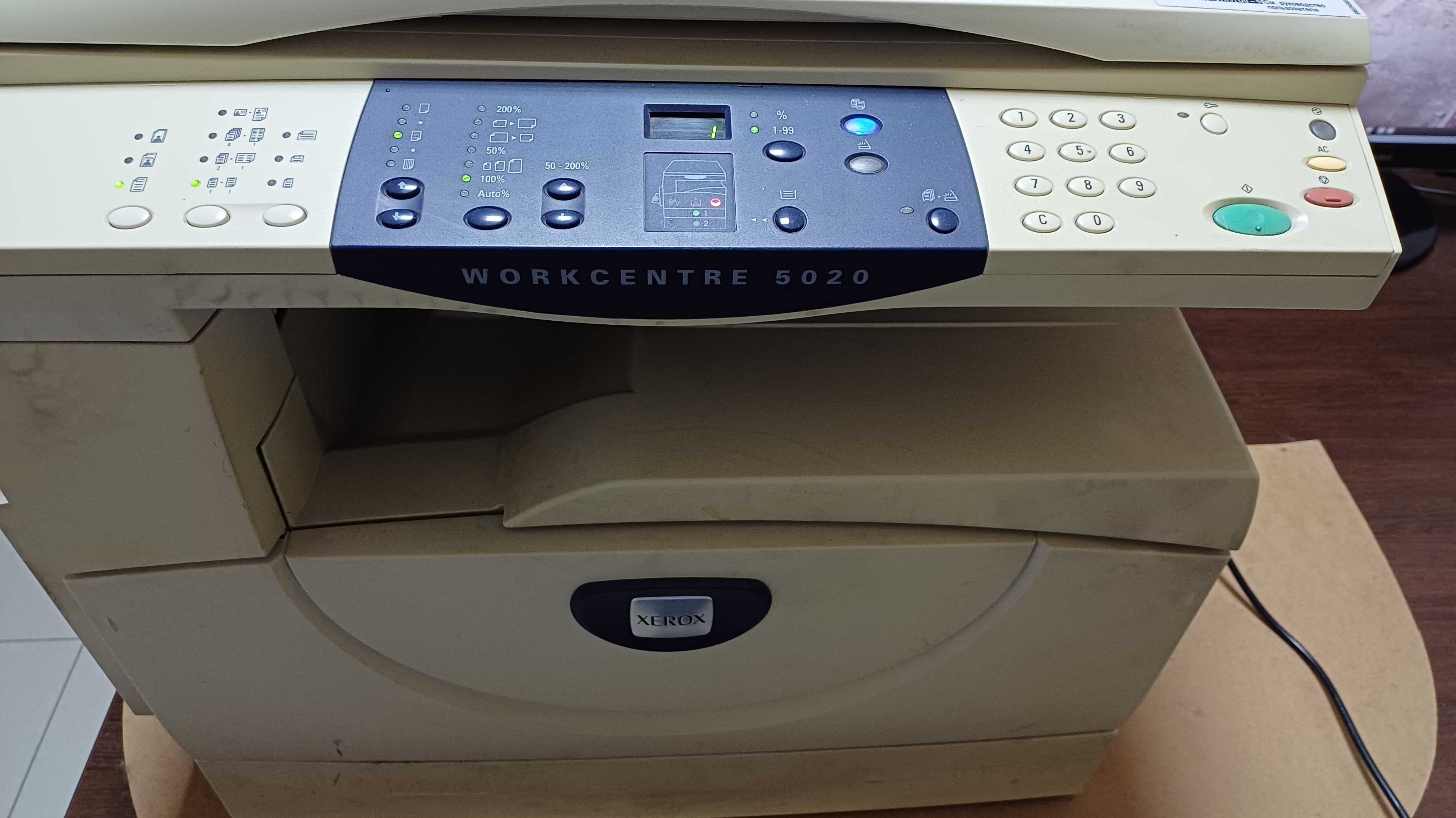 МФу Xerox WC 5020 принт/скан/копир ч/б А3, рабочий, хорошее состояние