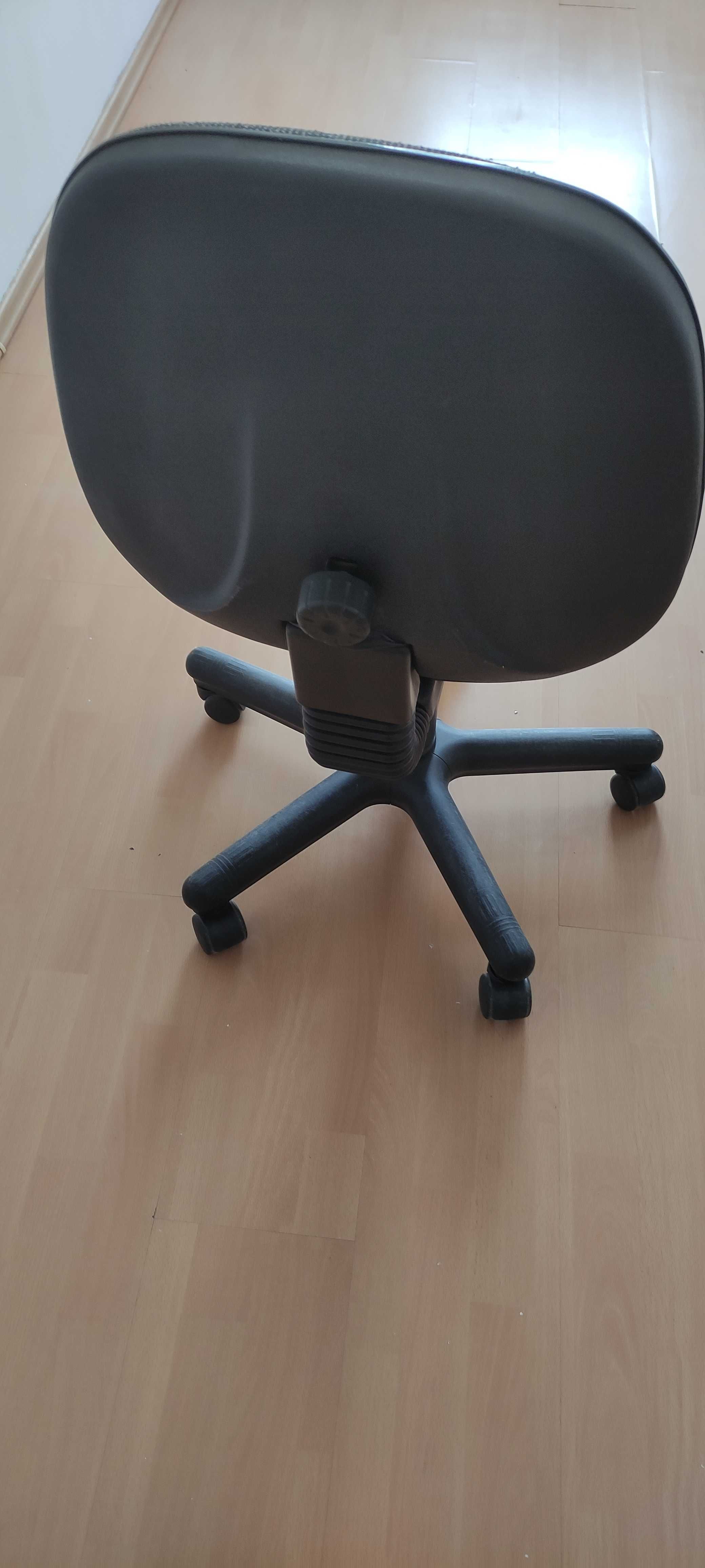 Krzesło obrotowe grafitowo-czarne