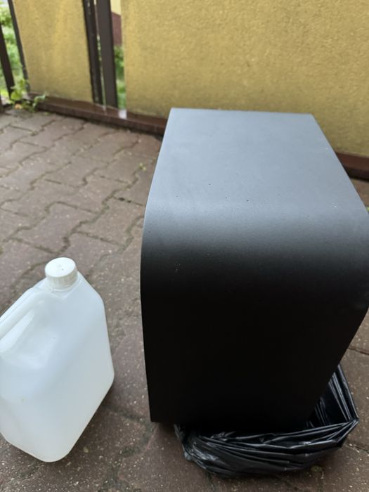 Biokominek wolnostojący czarny