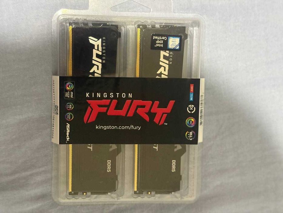 Kingston FURY 64 GB (2x32GB) DDR5 6000 MHz Beast RGB KF560C30BBAK2-64