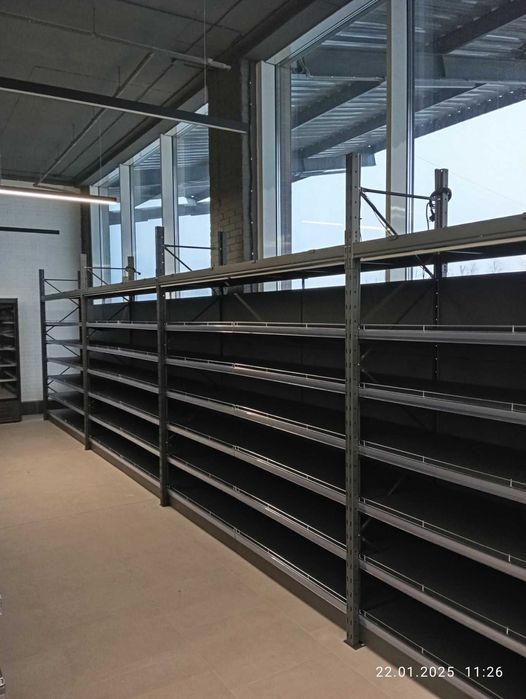 Торговые стеллажи. Стелаж. Касса. Витрины. Хлебные, кондитерские полки