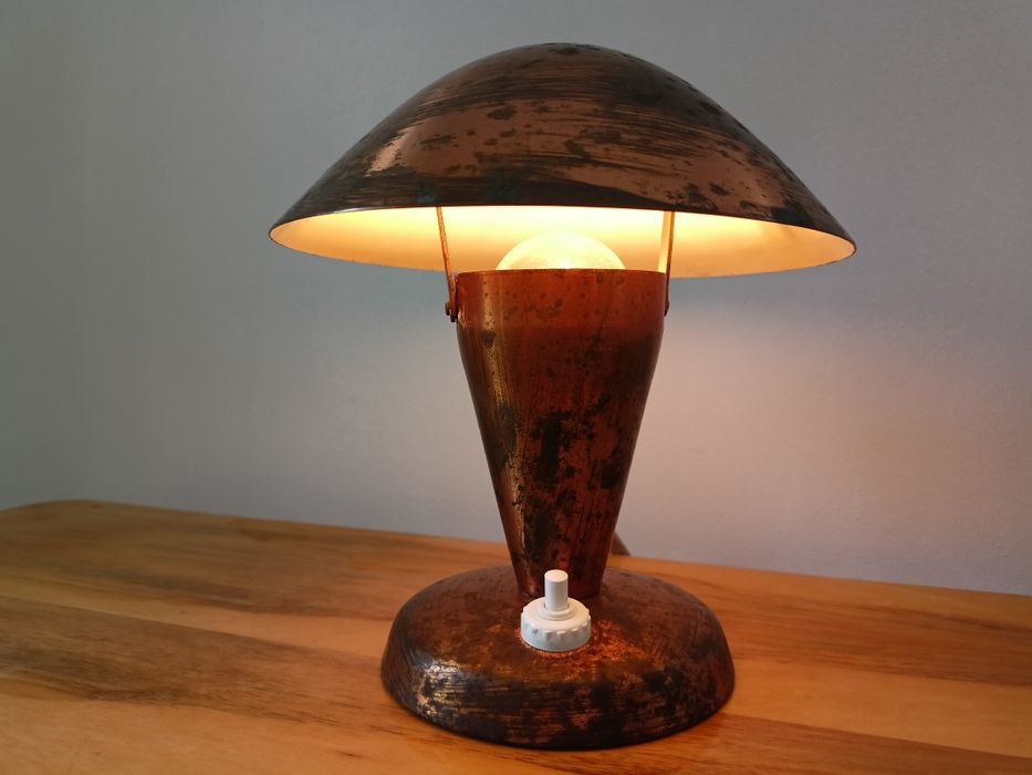 Stara lampka nocna, grzybek / Napako, Elektrosvit, Josef Hurka, antyk