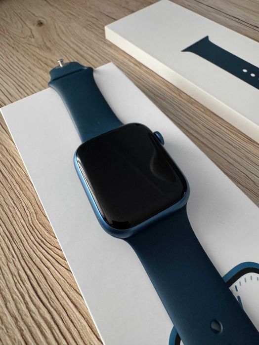 Apple Watch 7 45mm Cellular niebieski
