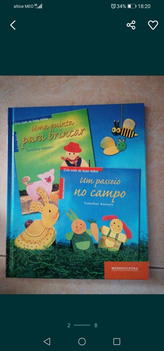 Livros Cria com as tuas mãos