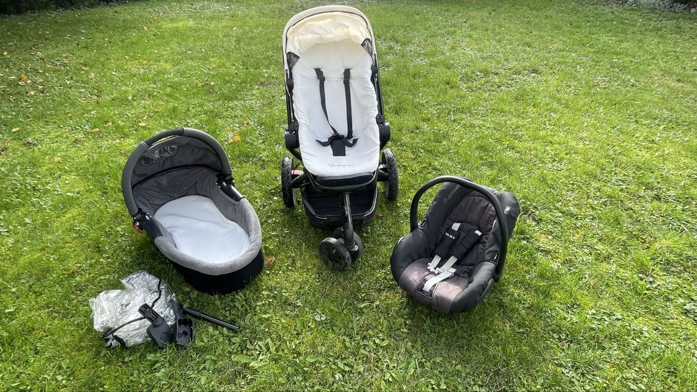 Wózek 3w1 Qunny + GRATISY.