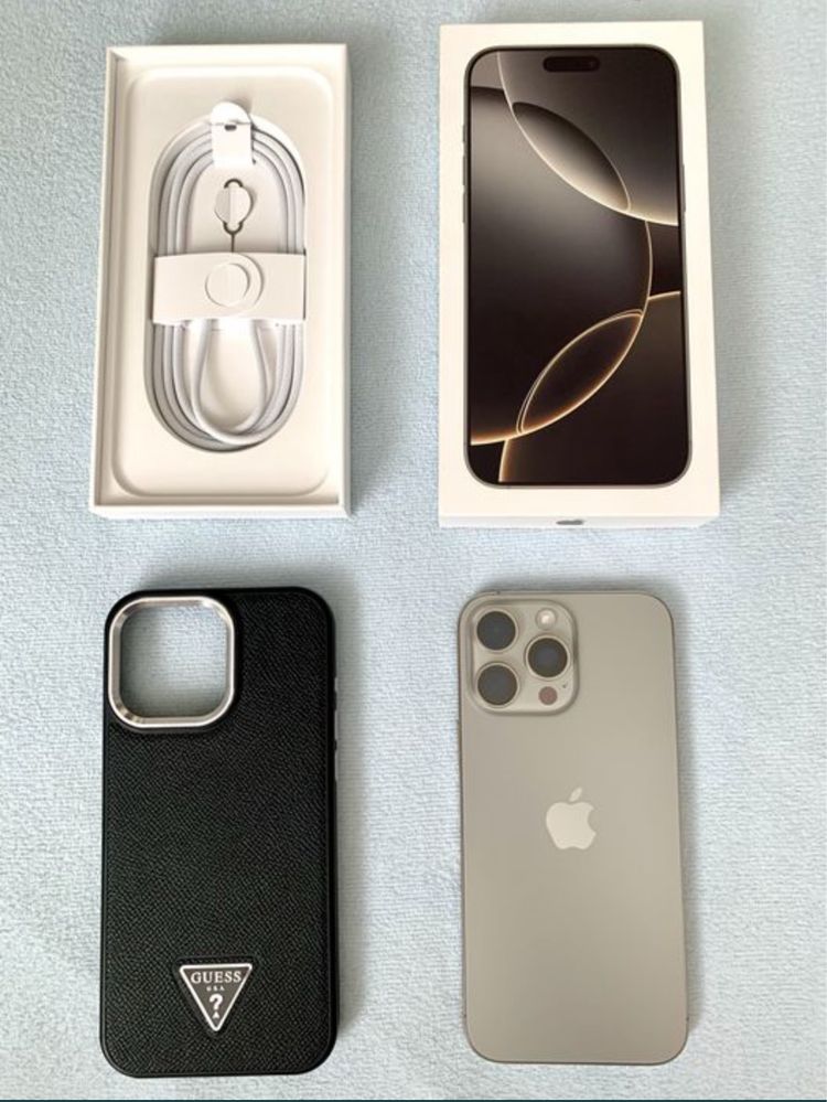 Iphone 16 Pro Max Natural Titanium 1 TB Stan Jak Nowy Gwar do 01.2026