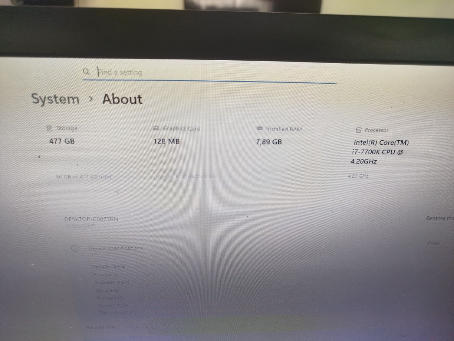 Lenovo ThinkStation i7 7700k

- P