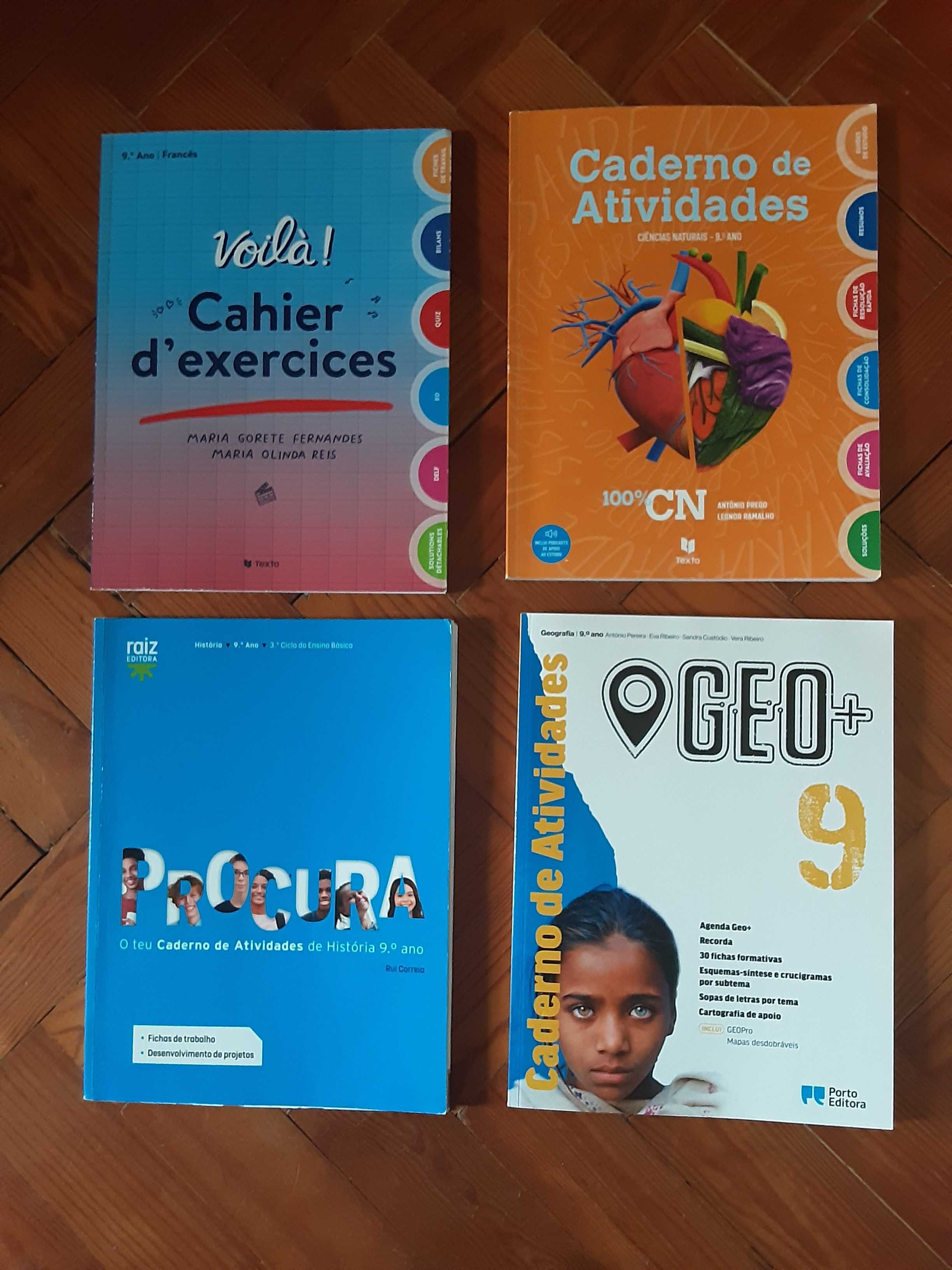 Manuais Escolares e Cadernos de Atividades - 9º Ano