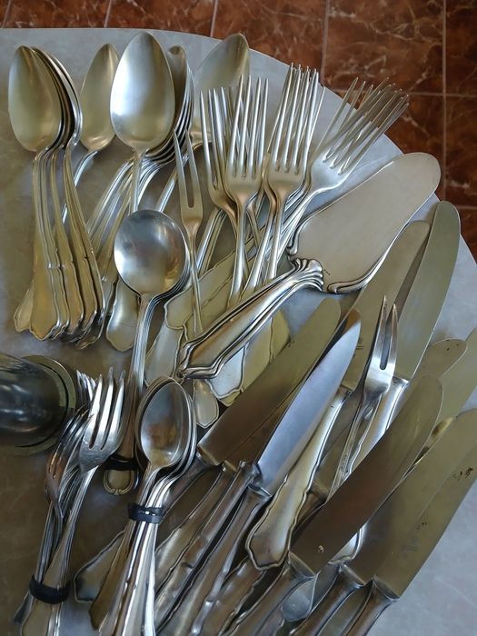 Столові німецькі прибори  срібне покриттяMARTIN 90.
