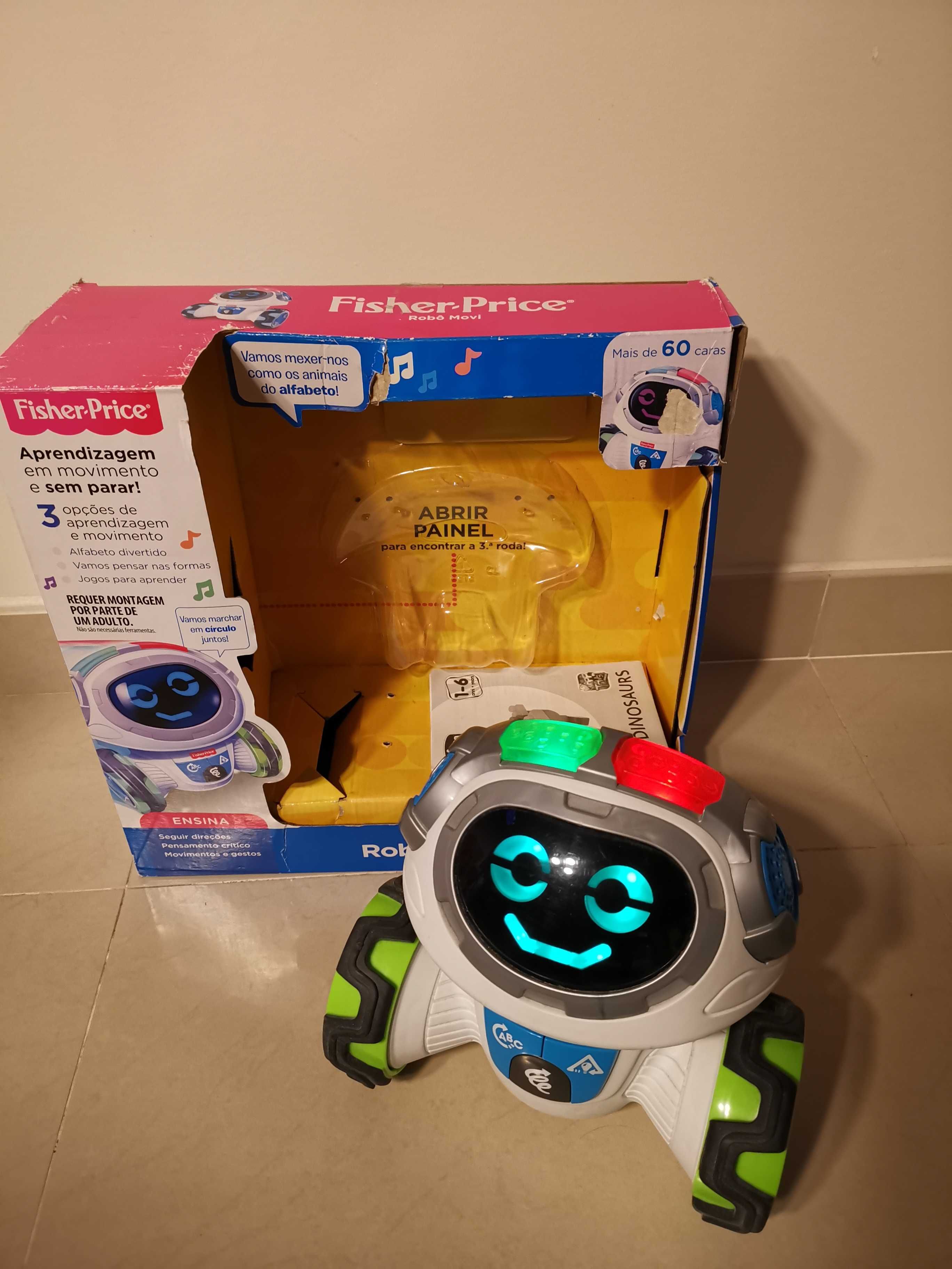 Robô infantil movi - fisher price