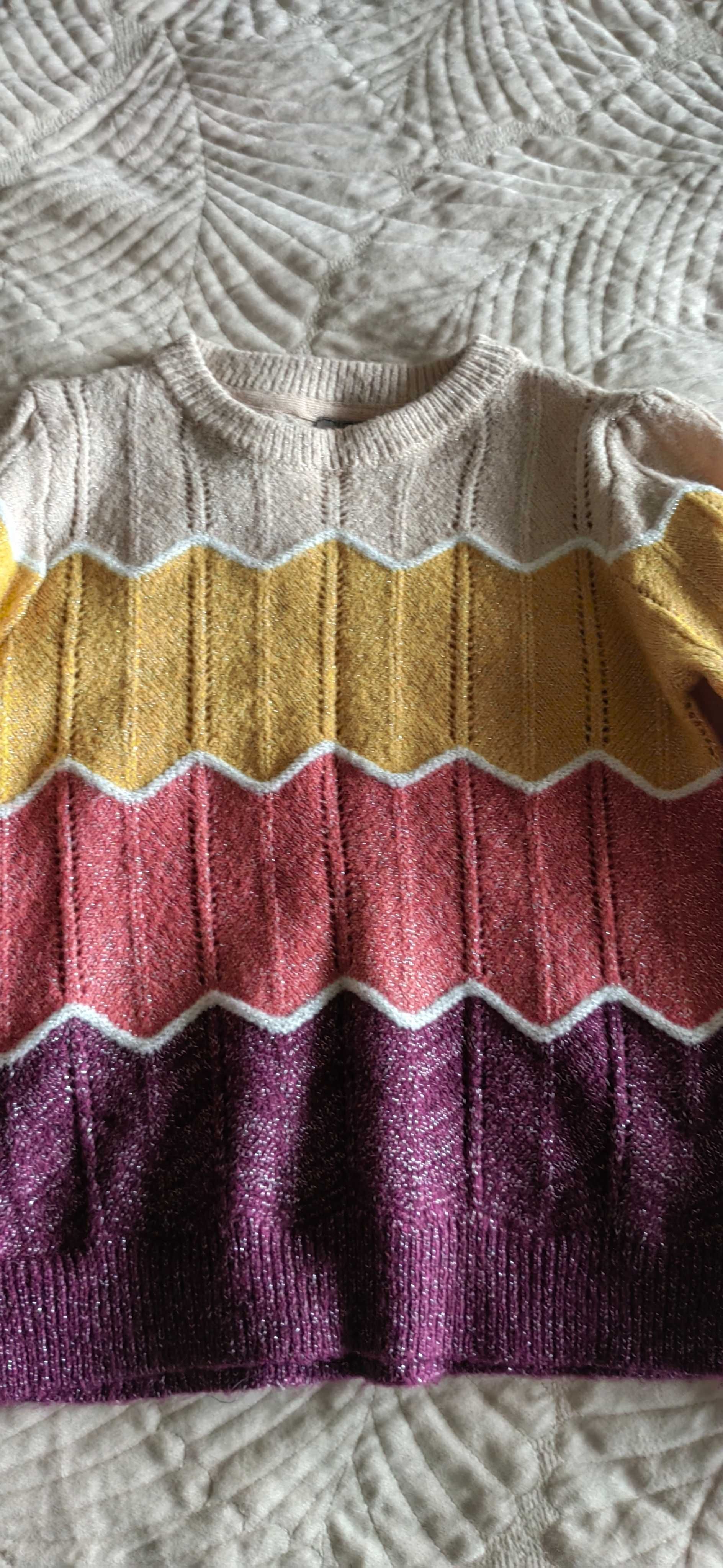 Sweter dla dziewczynki rozmiar 134
