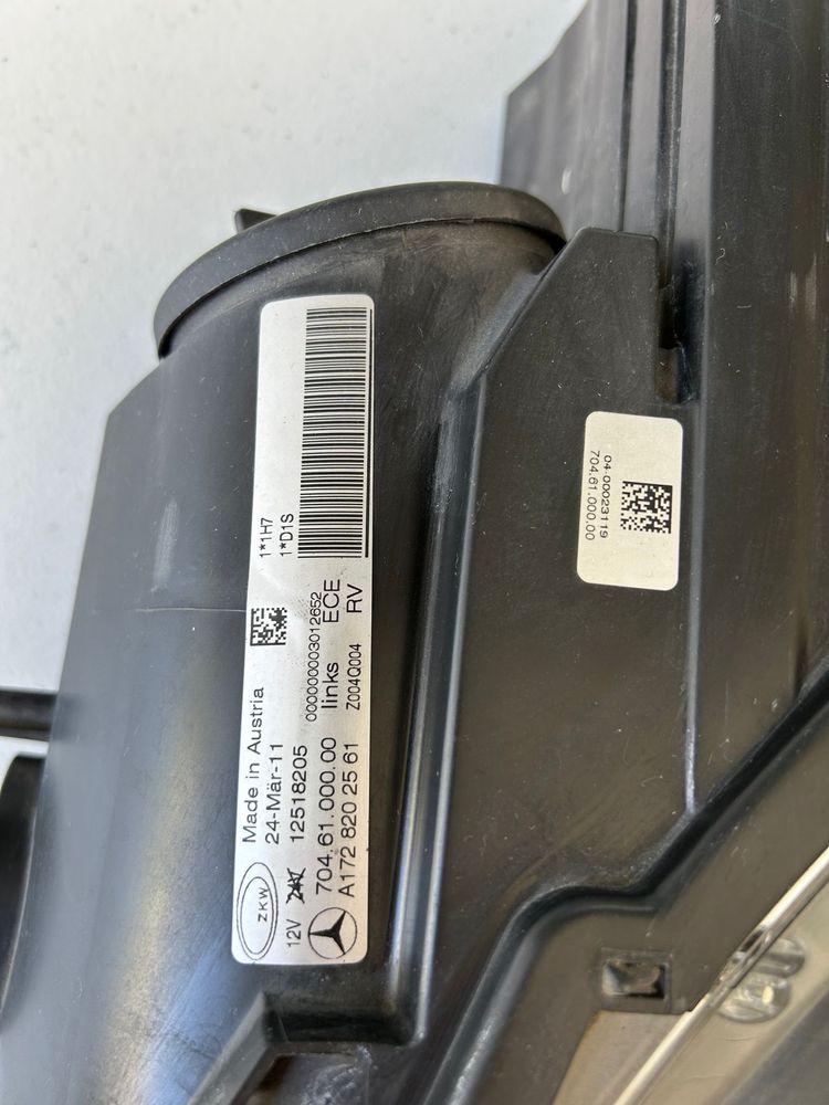 Farol mercedes SLK R172 impecavel