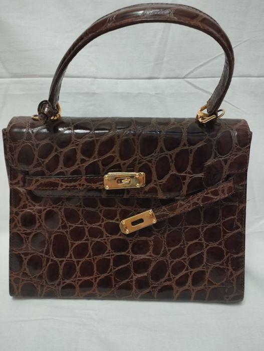 Сумка шкіра Биркин крокодил,вінтажна
