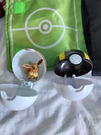 Bolas Pokemon, cinto e bolsa